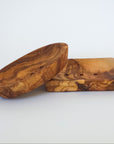 Porte-Savon en bois d'olivier | version ovale
