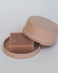 Boîte à savon ronde - rose poudré
