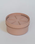 Boîte à savon ronde - rose poudré
