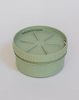 Boîte à savon ronde - vert tilleul