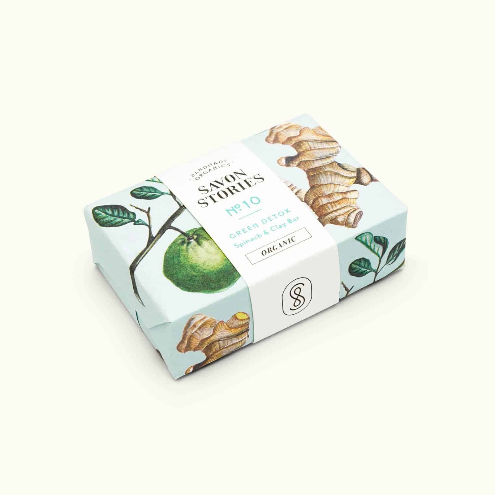 N°10 Le Détoxifiant Savon Bio & Naturel Détox Épinard
