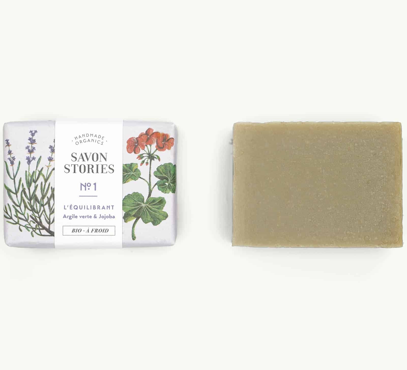 N°1 L’Équilibrant Savon Bio - Naturel Argile Verte