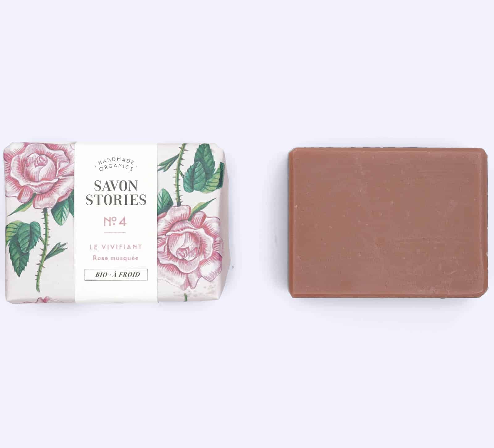 N°4 Le Vivifiant Savon Bio & Naturel à l'Argile et Rose