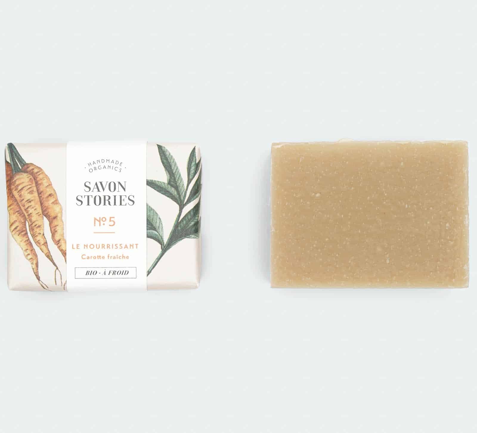 N°5 Le Nourrissant Savon Bio & Naturel Carotte Fraîche