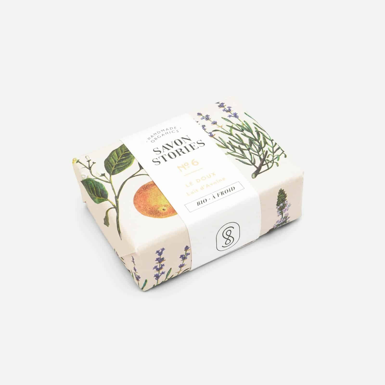 N°6 Le Doux Savon Bio; Naturel au Lait d'Avoine