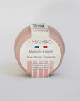 Boîte à savon ronde - rose poudré