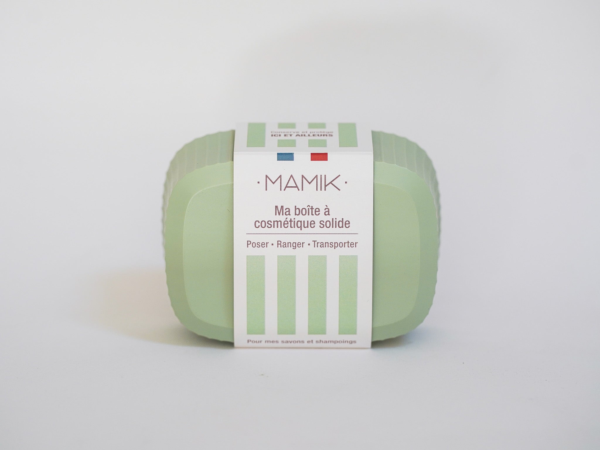 Boîte à savon rectangulaire - vert tilleul