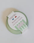 Boîte à savon ronde - vert tilleul