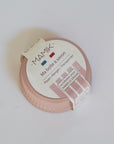 Boîte à savon ronde - rose poudré