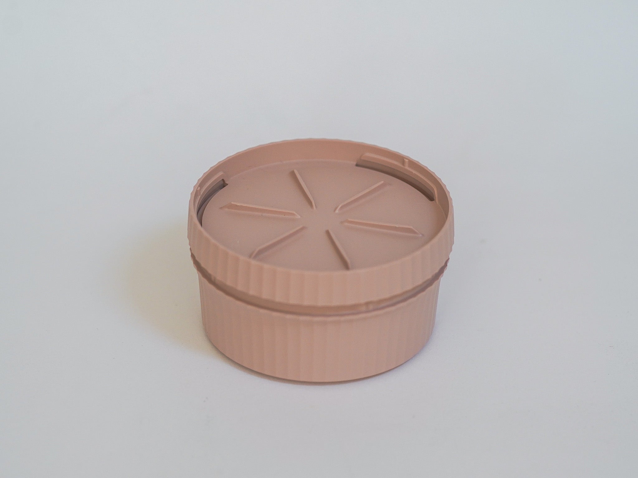 Boîte à savon ronde - rose poudré