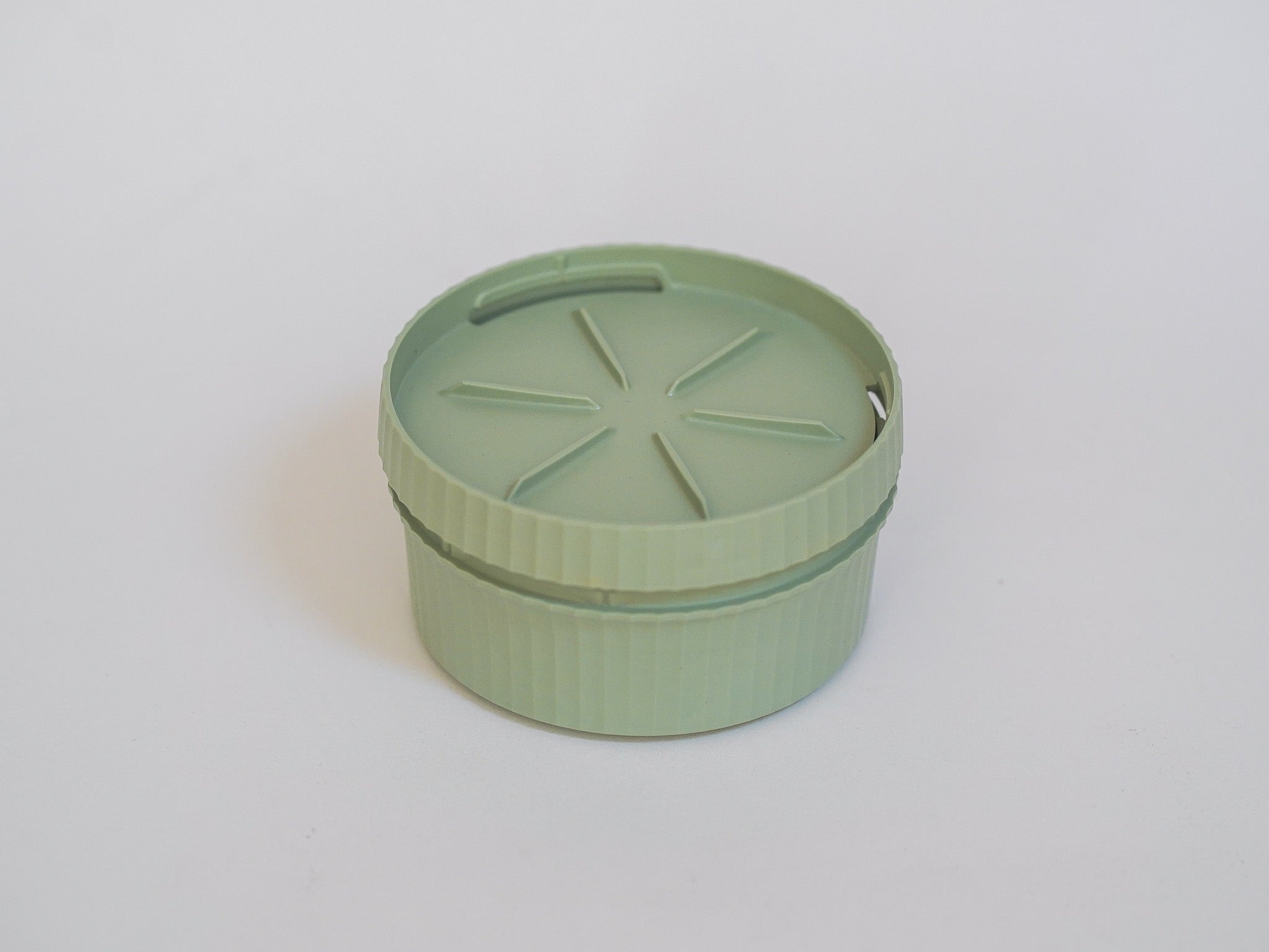 Boîte à savon ronde - vert tilleul